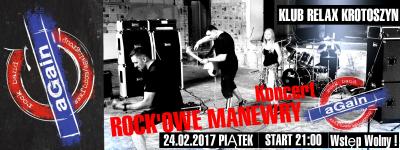 Rock'owe Manewry z zespołem aGain 