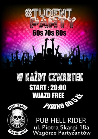Studenckie Czwartki w Hell Rider/wjazd free