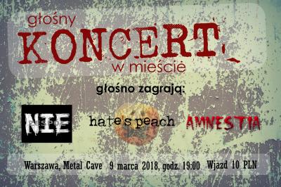 GŁOŚNY KONCERT W MIEŚCIE!!