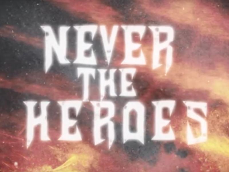Screen pochodzi z klipu Judas Priest „Never The Heroes”