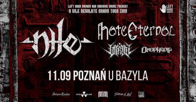 Nile, Hate Eternal + supports - 11 IX Poznań, U Bazyla