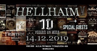 10 Years in Hell: Hellhaim + goście / 14.12.2019, VooDoo, W-wa