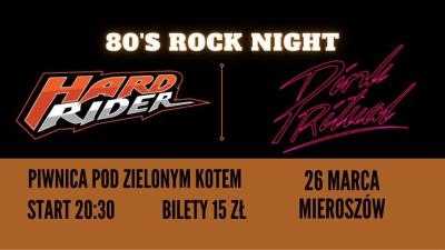 80s Rock Night / Hard Rider & Pink Ritual