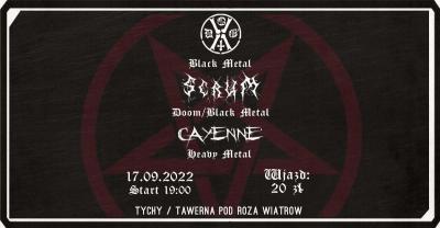 Scrum / Downfall Of Gods / Cayenne w Tawerni