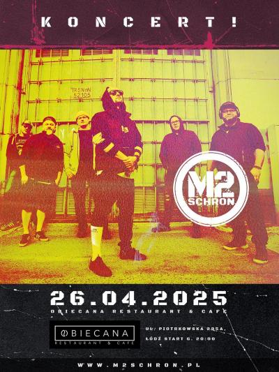 KONCERT M2SCHRON w Obiecana Restaurant & Cafe